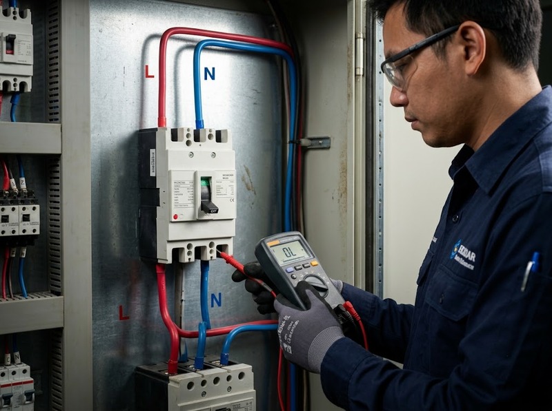 Hệ thống điện 1 pha nên dùng MCCB mấy cực?